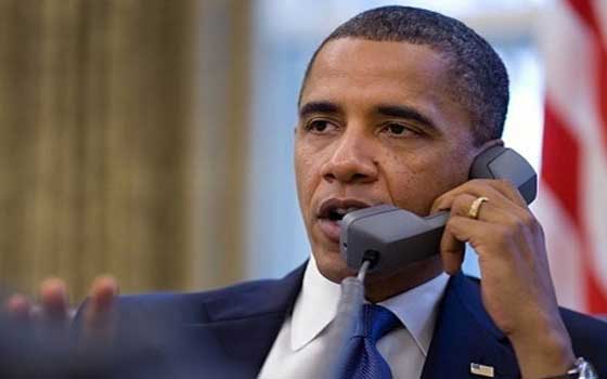   مصر اليوم - أوباما يُهنِّئ السِّيسي بفوزه في الانتخابات الرِّئاسيَّة