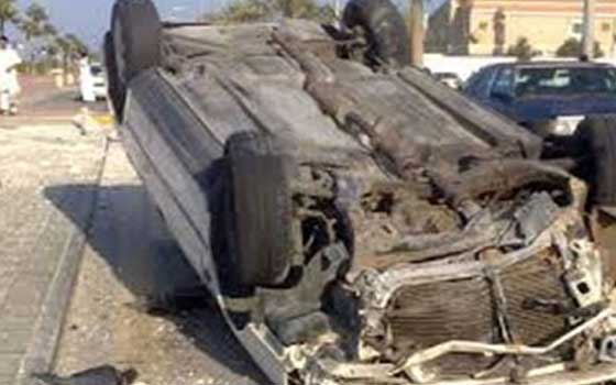 مصر اليوم - إصابة 4 أشخاص في حادث انقلاب سيّارة في سيناء