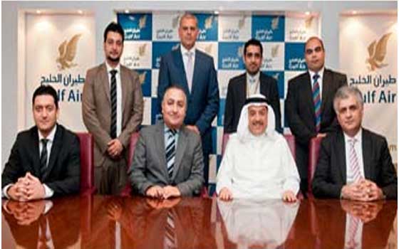   مصر اليوم - طيران الخليج توقع اتفاقية مع اي ام سي لتخزين نظم المعلومات