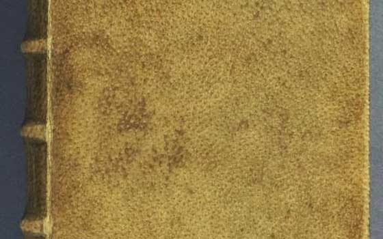 مصر اليوم - كتاب فرنسي من القرن 19 مغلف بجلد بشري