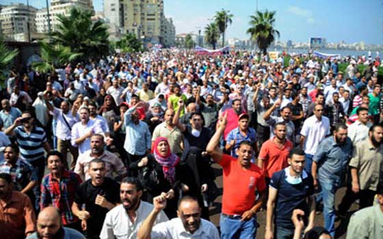   مصر اليوم - مسيرة لتحالف دعم الشرعية في بورسعيد تطالب بعودة مرسي