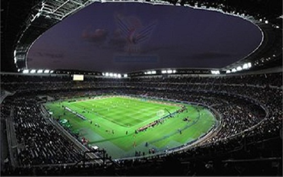 مصر اليوم - 300 عامل يسابقون الزمن لتجهيز ملعب افتتاح المونديال