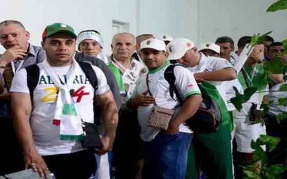   مصر اليوم - أول دفعة من المشجعين الجزائريين تتوجه إلى البرازيل