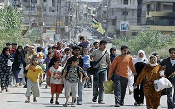   مصر اليوم - الأمم المتحدة تسجل أكثر من 9900 نازح سوري جديد إلى لبنان