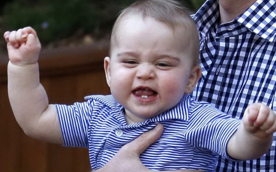   مصر اليوم - الأمير هاري يشبه أبن أخيه جورج بـونستون تشرشل