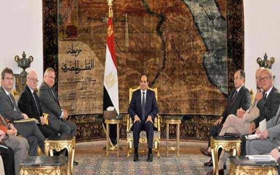   مصر اليوم - السِّيسي يُؤكِّد على عزم مصر على استكمال مراحل خارطة الطَّريق كاملة
