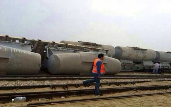 مصر اليوم - توقف حركة القطارات بين القاهرة والإسكندرية بسبب إنقلاب قطار بضائع