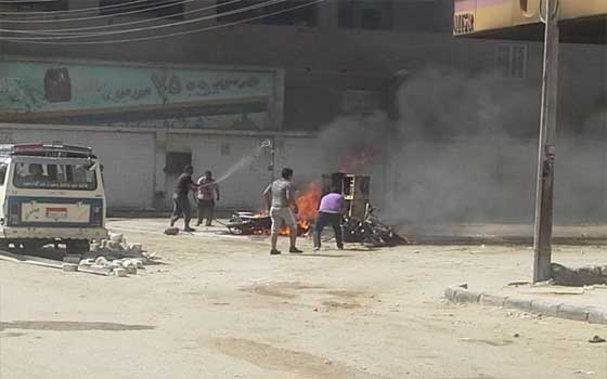   مصر اليوم - اندلاع حريق في محطة وقود على طريق سوهاج أسيوط