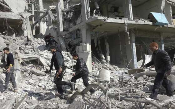   مصر اليوم - قتلى وجرحى في غارات على مناطق في حمص وحلب وريف دمشق