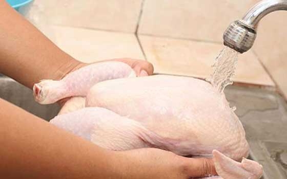   مصر اليوم - غسل الدجاج بالصنبور يسبب التسمم الغذائي