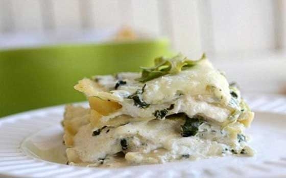   مصر اليوم - لازانيا السبانخ والأرضي شوكي