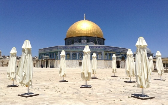   مصر اليوم - الأقصى يتزين استعدادًا لإستقبال المصلين  في رمضان