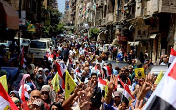   مصر اليوم - مسيرة حاشدة لإخوان حوش عيسى احتجاجًا على زيادة الأسعار