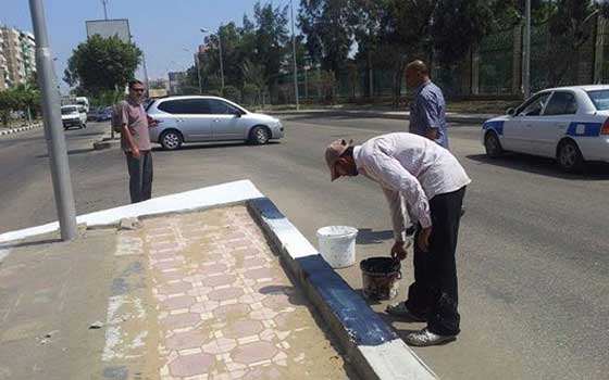   مصر اليوم - استمرار رفع الإشغالات وتجميل مداخل مدينة بورسعيد