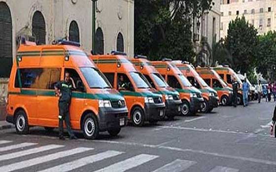   مصر اليوم - رفع درجة الاستعداد بمستشفيات القاهرة وسيارات إسعاف بأماكن التجمعات