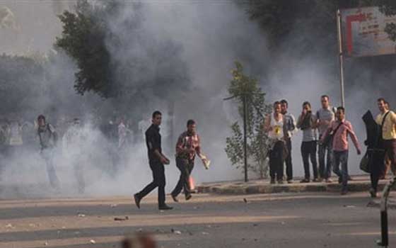 مصر اليوم - أنصار الإخوان في بني سويف يشتبكون مع الشرطة