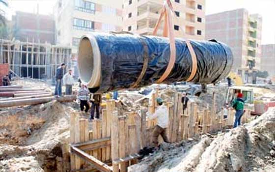   مصر اليوم - تنفيذ أكثر من 90 % من مشروع تطوير محور مؤسسة الزكاة في المرج