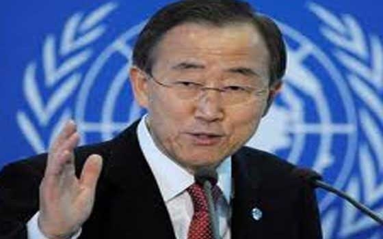   مصر اليوم - بان كي مون يشدد على أهمية التعاون بين مجموعة السبعة و السبعين و الصين