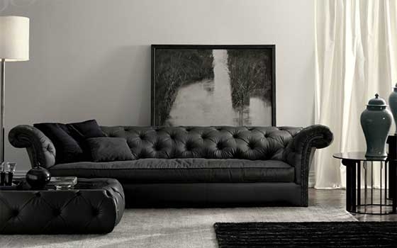 مصر اليوم - سر تألق أرائك الجلد الأسود من أجل بيت راقي