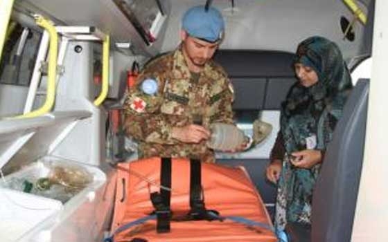   مصر اليوم - دورة في الإسعافات الأولية للوحدة الإيطالية في شيحين الحدودية