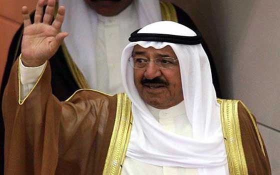 مصر اليوم - امير الكويت يستقبل وزير الخارجية المصرية