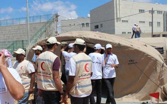   مصر اليوم - الهلال الأحمر الإماراتي يعالج ضحايا العدوان على غزة خلال مستشفى ميداني