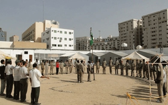   مصر اليوم - النادي الكشفي في مكة المكرمة يشارك في خدمة ضيوف الرحمن