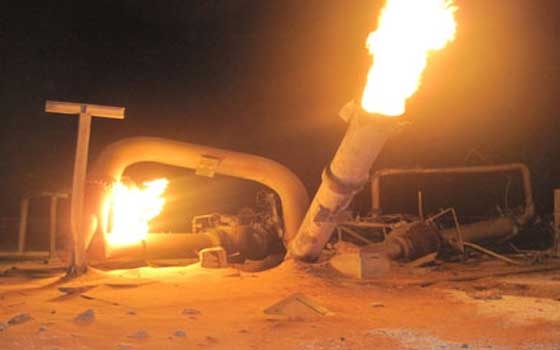   مصر اليوم - تفجير خطّ الغاز جنوب العريش للمرَّة الـ 24 منذ ثورة يناير