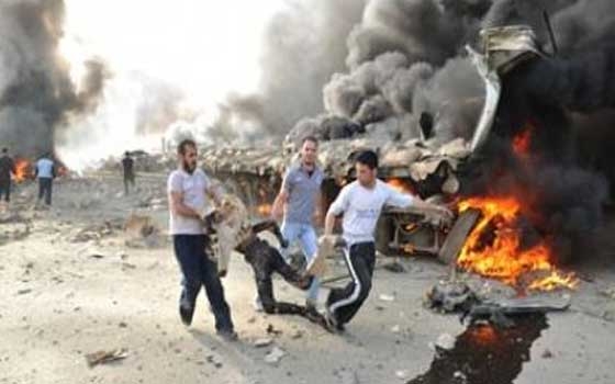   مصر اليوم - حزب الله يحاول سحب قتيليه من القلمون والطيران يستهدف 6 أطفال ببرميل متفجر