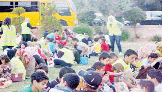   مصر اليوم - حفل إفطار لأطفال الجمعيات الخيرية في مركز هيا الثقافي