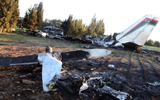   مصر اليوم - سقوط طائرة عسكرية ليبية شرق بنغازي الثلاثاء