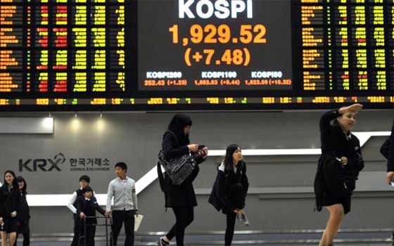   مصر اليوم - الأرباح في سوق الأسهم الكورية يسجل أدنى مستوى