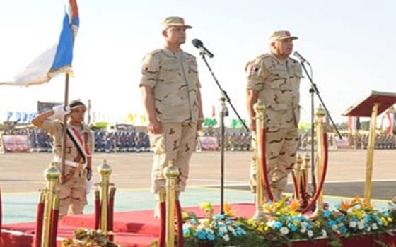   مصر اليوم - صبحي يشهد الإحتفال بتسليم وتسلم قيادة المنطقة العسكرية الشمالية