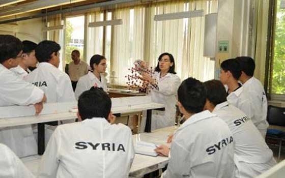   مصر اليوم - فريق الأولمبياد السوري للكيمياء إلى فيتنام