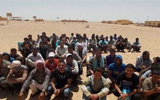   مصر اليوم - إحباط محاولة تسلل 114 شخصًا قادمين من ليبيا