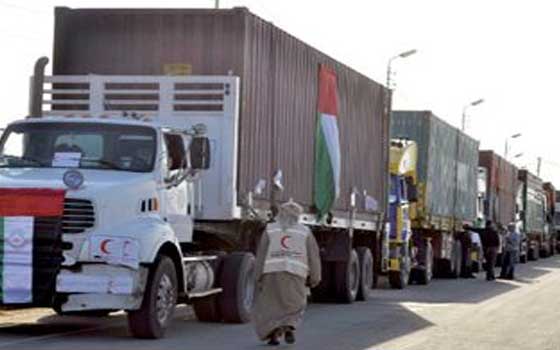   مصر اليوم - مساعدات الإمارات لغزة تلقى ترحيبًا من شخصيات فلسطينيَّة