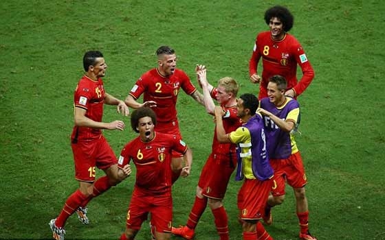   مصر اليوم - بلجيكا تقصي أميركا وتواجه الأرجنتين في دور الـ 8 بالمونديال