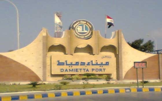   مصر اليوم - ميناء دمياط يستقبل سفينة بريطانية عملاقة طولها 366 مترًا