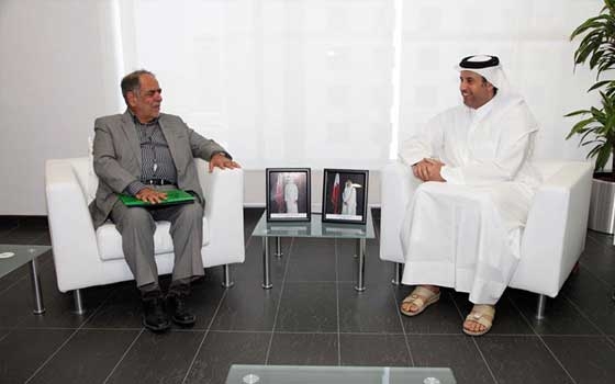   مصر اليوم - وزير الاقتصاد القطري يجتمع مع كبير مستشاري الرئيس الإيراني