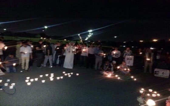   مصر اليوم - إعتصام سلمي أمام السفارة الأميركية في الكويت