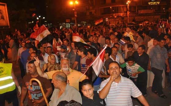   مصر اليوم - أهالي كفرالشيخ يحتفلون بالذكرى الأولى لثورة 30 يونيو