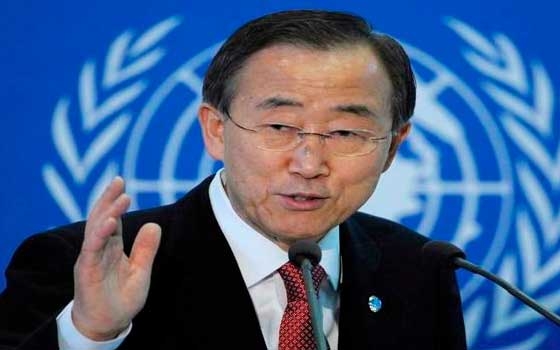   مصر اليوم - بان كي مون يدعو إلى إجراء تحقيق دولي في حادث الطائرة الماليزية
