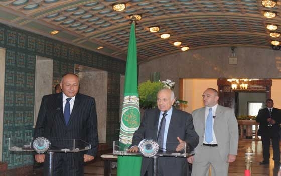   مصر اليوم - سامح شكري يجتمع مع أمين عام الجامعة العربية