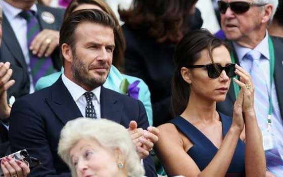 مصر اليوم - فيكتوريا وديفيد بيكهام يتابعان بطولة ويمبلدون