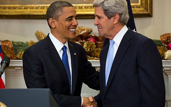   مصر اليوم - جون كيري يؤكد قبول أوباما دعوة منصور للدخول في حوار استراتيجي