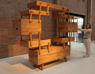 مصر اليوم - خزانة هندسية يمكن تغيير حجمها حسب المساحة