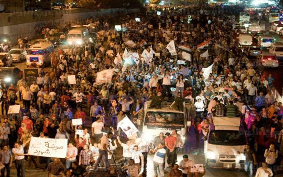 مصر اليوم - تظاهرة تطالب بمحاسبة مرسي في الإسماعيلية