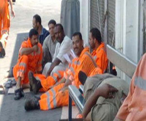   مصر اليوم - موانيء دبي تصرف مستحقات عمال السخنة كاملة
