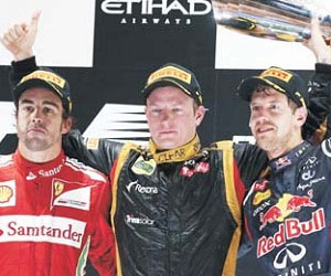 مصر اليوم - رايكونن يحرز المركز الأول في أبوظبي