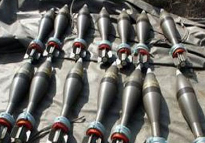   مصر اليوم - ضبط 14 صاروخ جراد في منطقة الضبعة